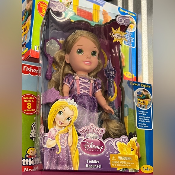 NWT MY FIRST DISNEY PRINCESS TODDLER RAPUNZEL TANGLED DOLL NEW IN BOX MIRROR - Picture 1 of 3